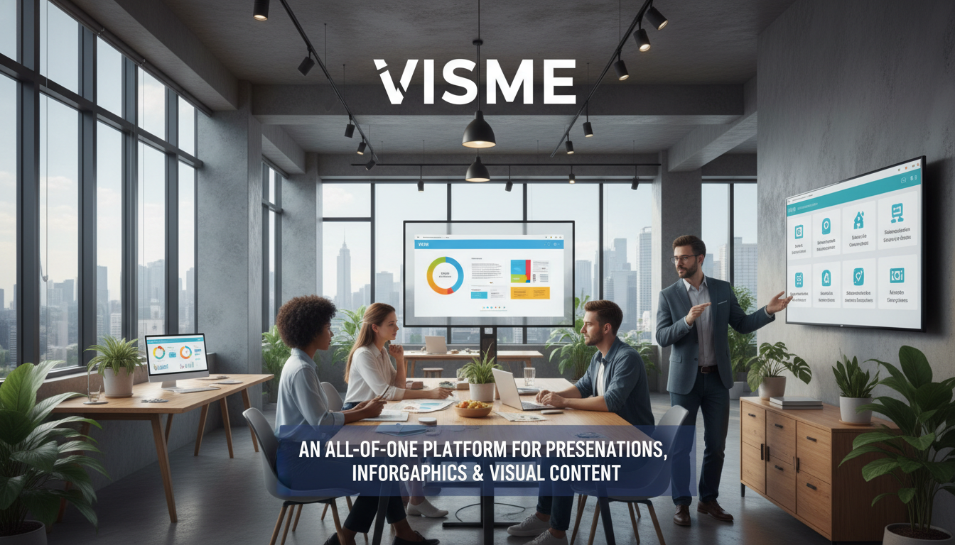 You are currently viewing Visme – An All-in-One Platform for Presentations, Infographics & Visual Content